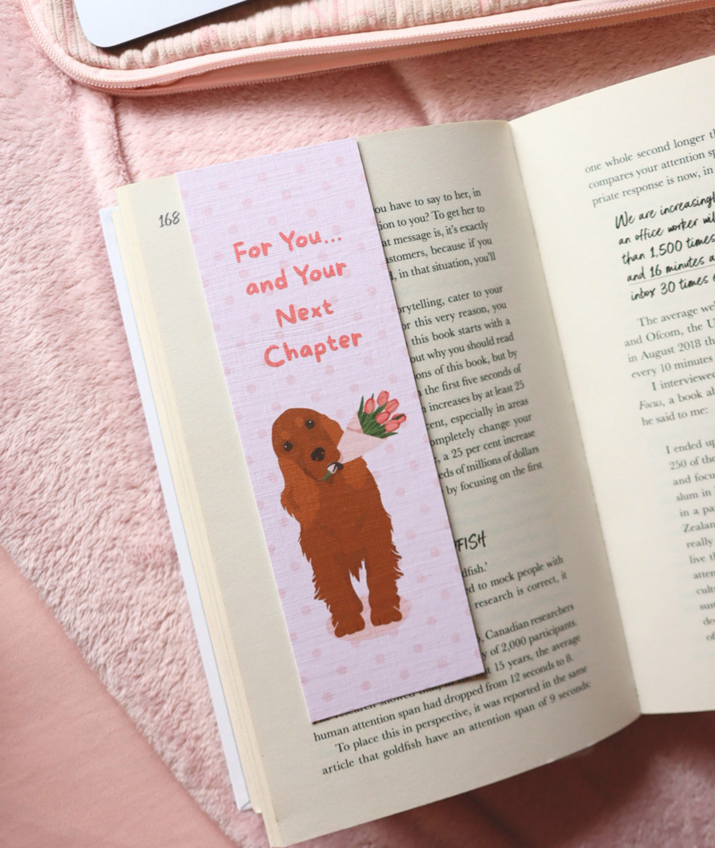 For You… and Your Next Chapter Cocker Spaniel Bookmark