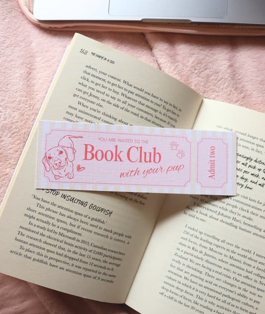 Book Club With Your Pup - Multiple Breeds Available