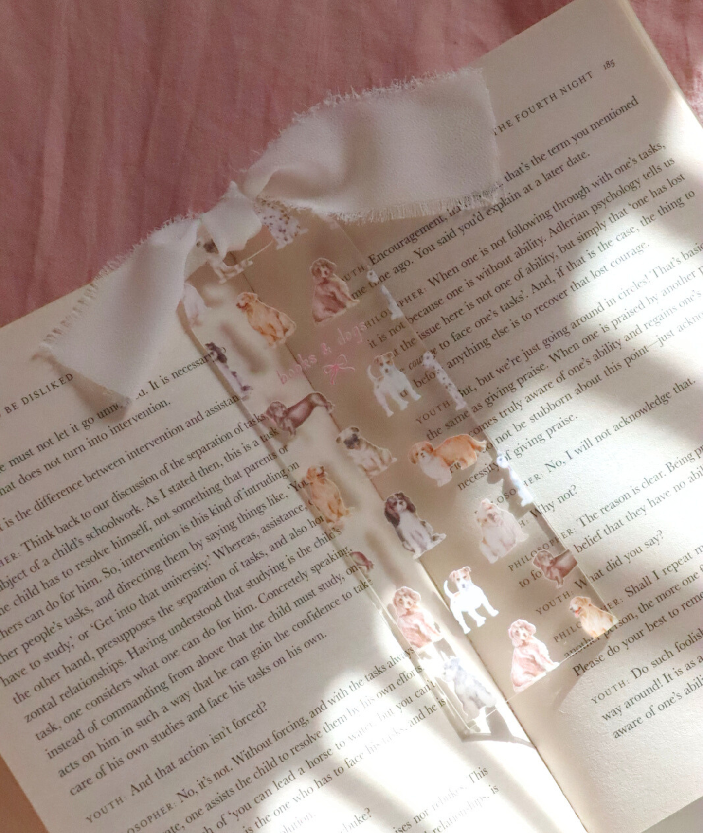 Dogs & Books Acrylic Bookmark