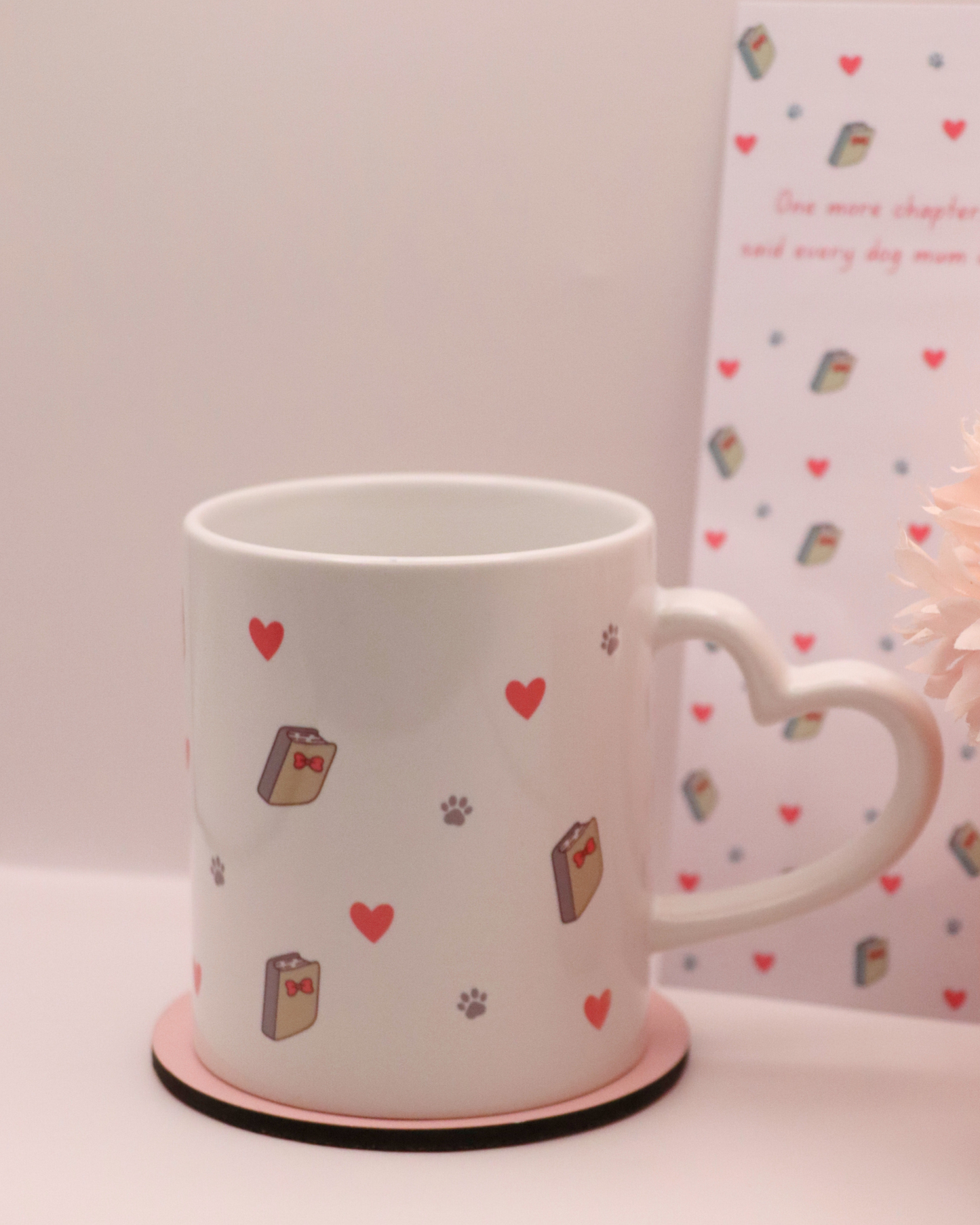 Shhh… I’m Reading With My Dog Mug & Bookmark