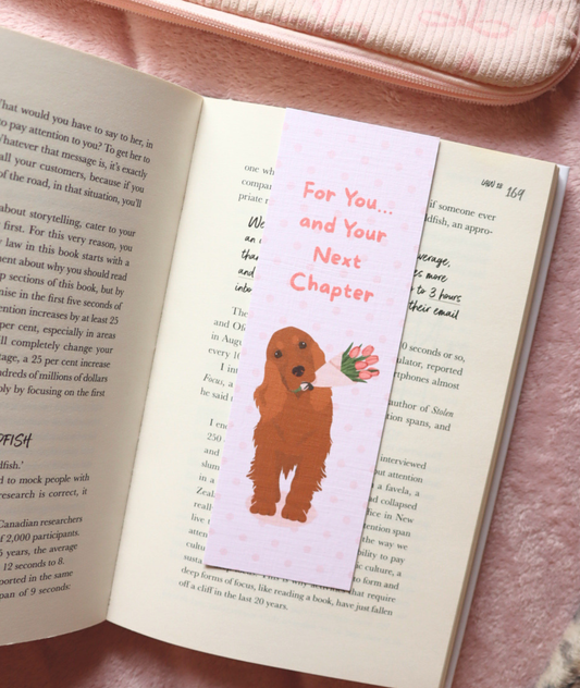 For You… and Your Next Chapter Cocker Spaniel Bookmark