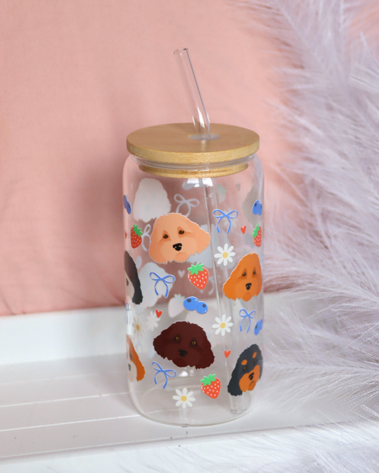Cavapoo Berry Dream Glass Cup