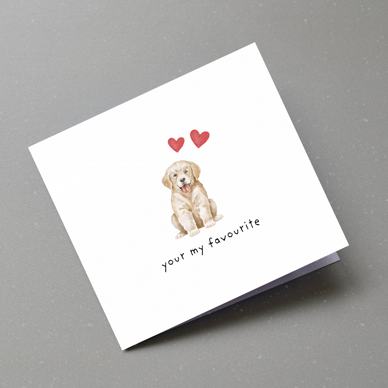 Dog Valentine's Day Card - Multiple Breeds To Choose From