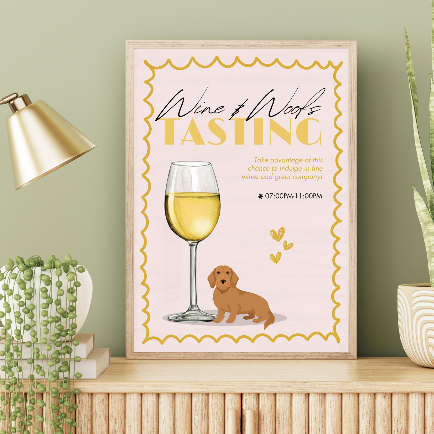 Dachshund Wire-Haired Wine