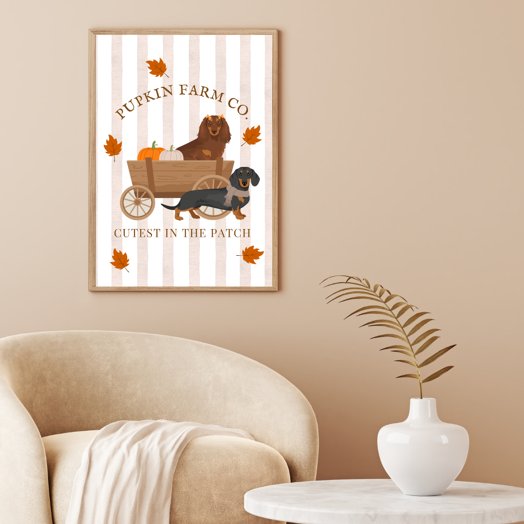 Pupkin Farm Custom Dog Print