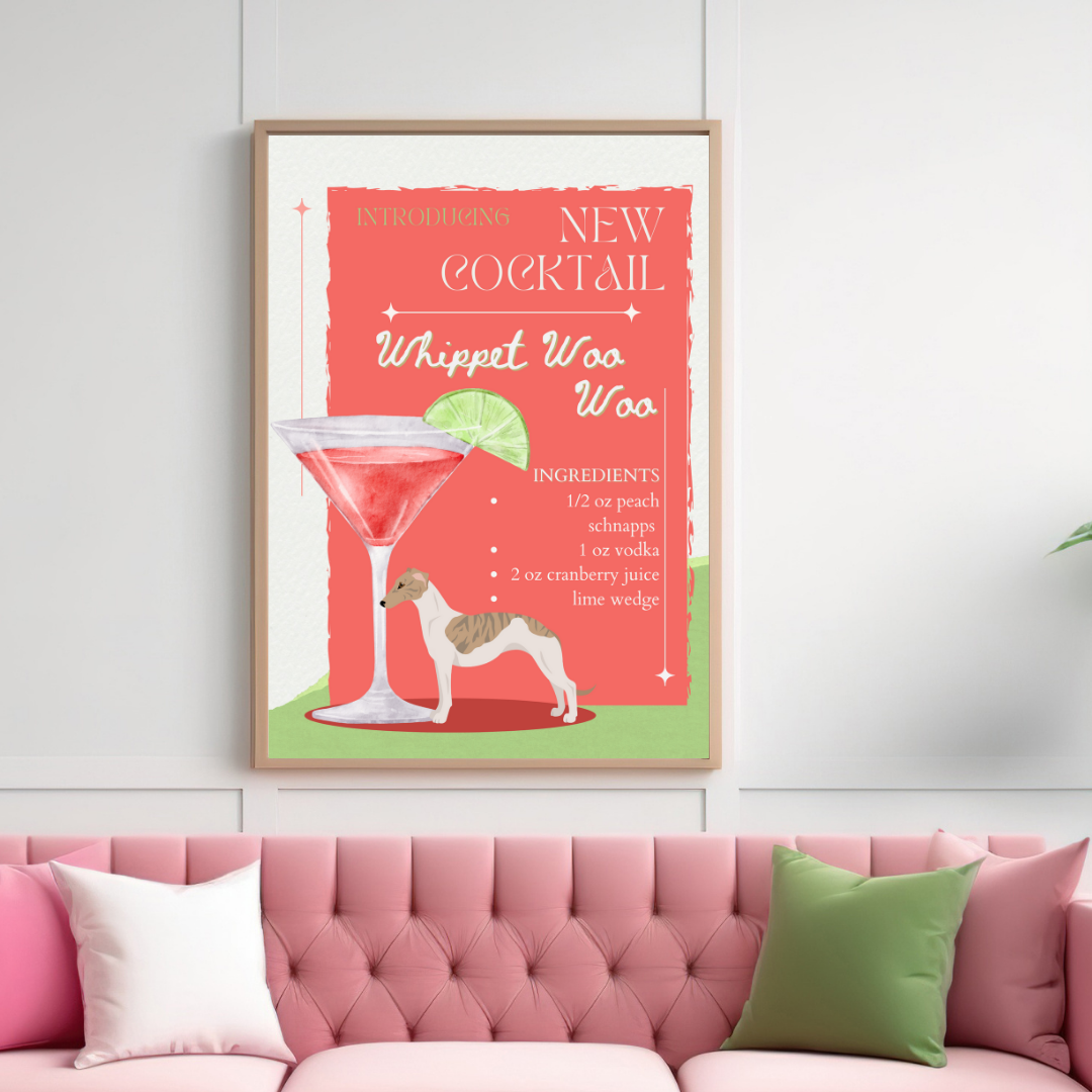 Whippet Woo Woo Poster