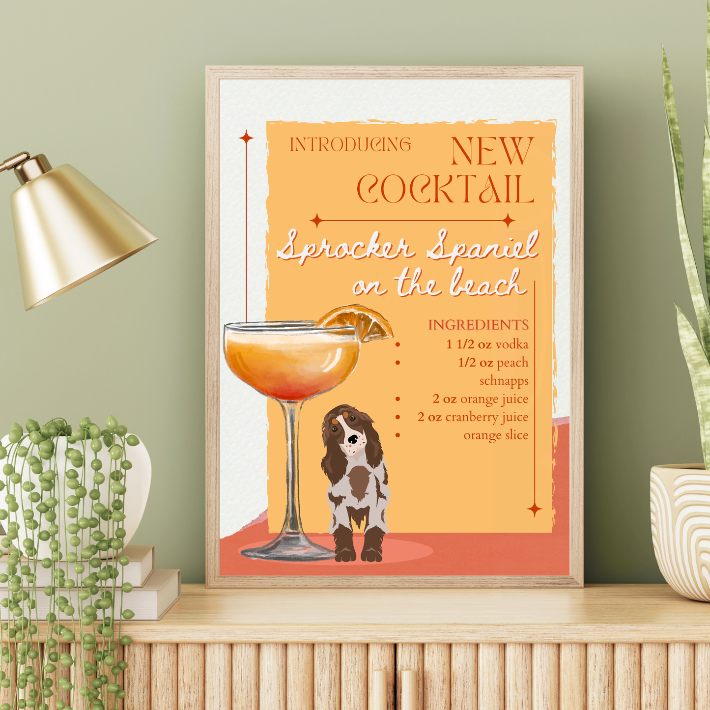 Sprocker Spaniel On The Beach