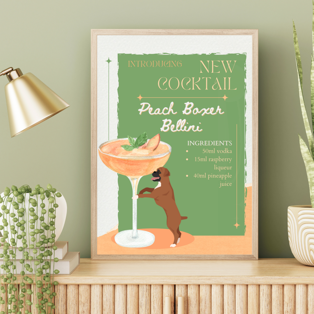 Peach Boxer Bellini