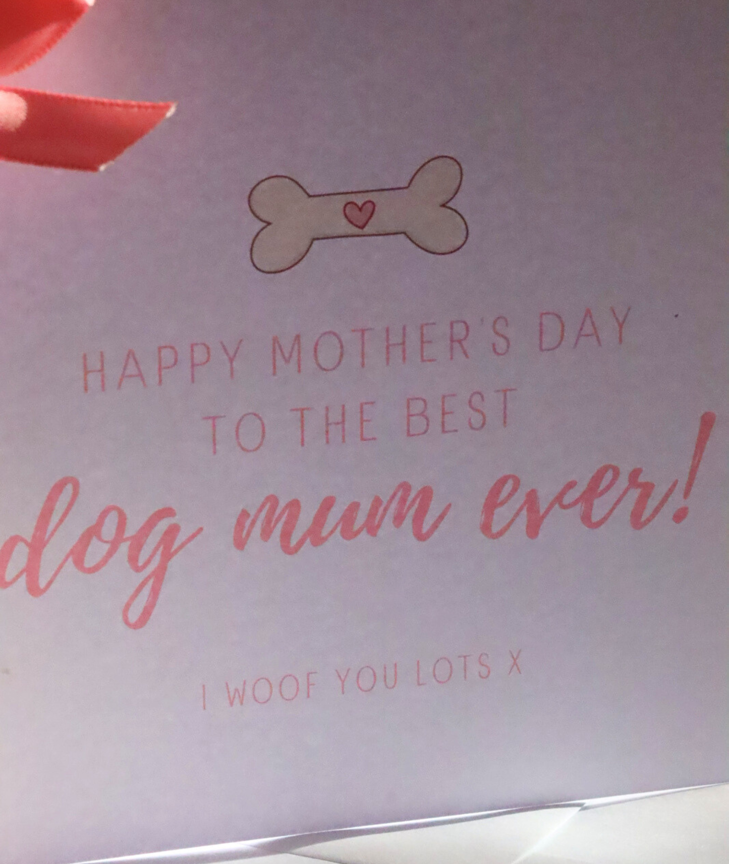 Best Dog Mum Ever Mother's Day Card