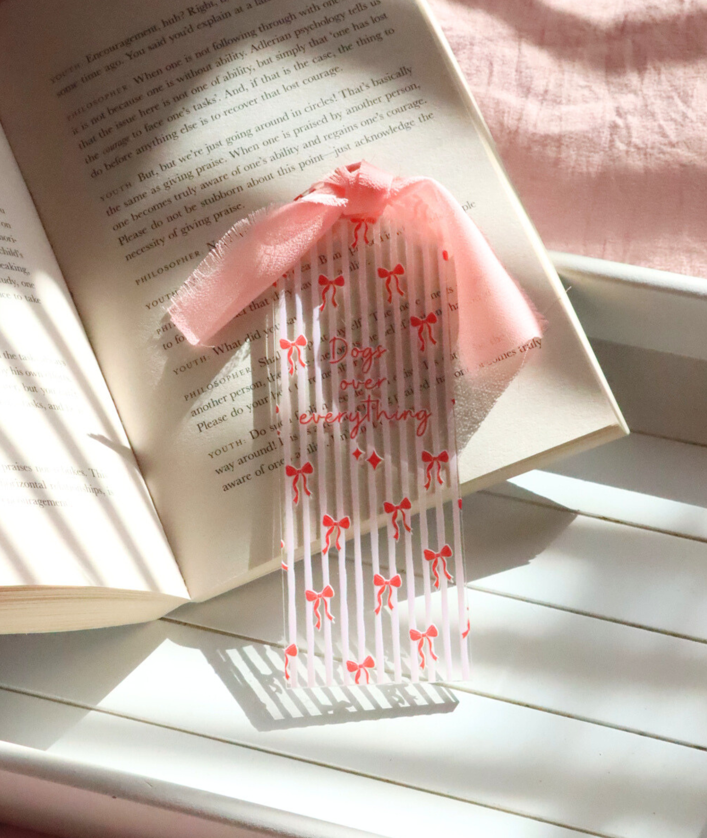 Dogs Over Everything Acrylic Bookmark