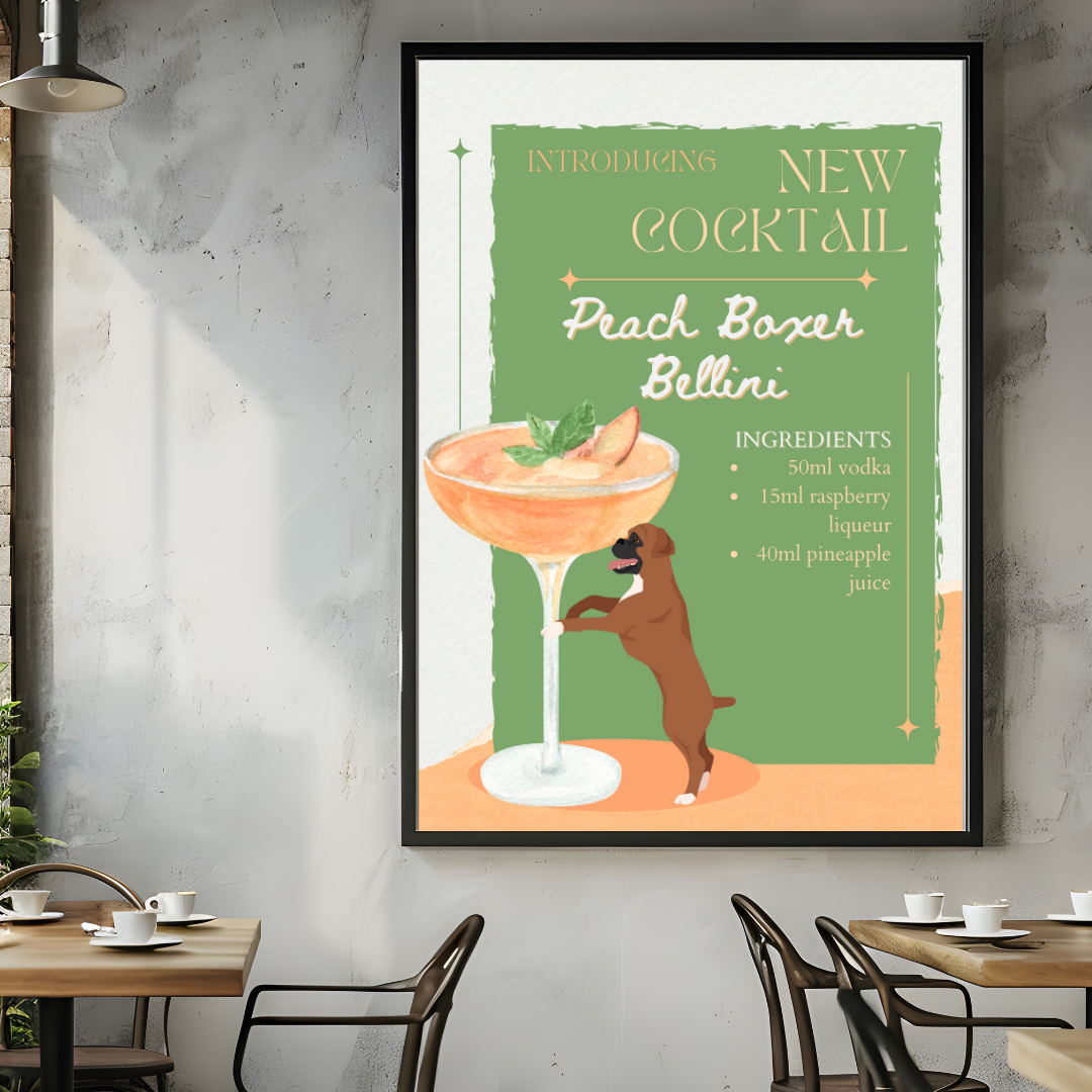 Peach Boxer Bellini