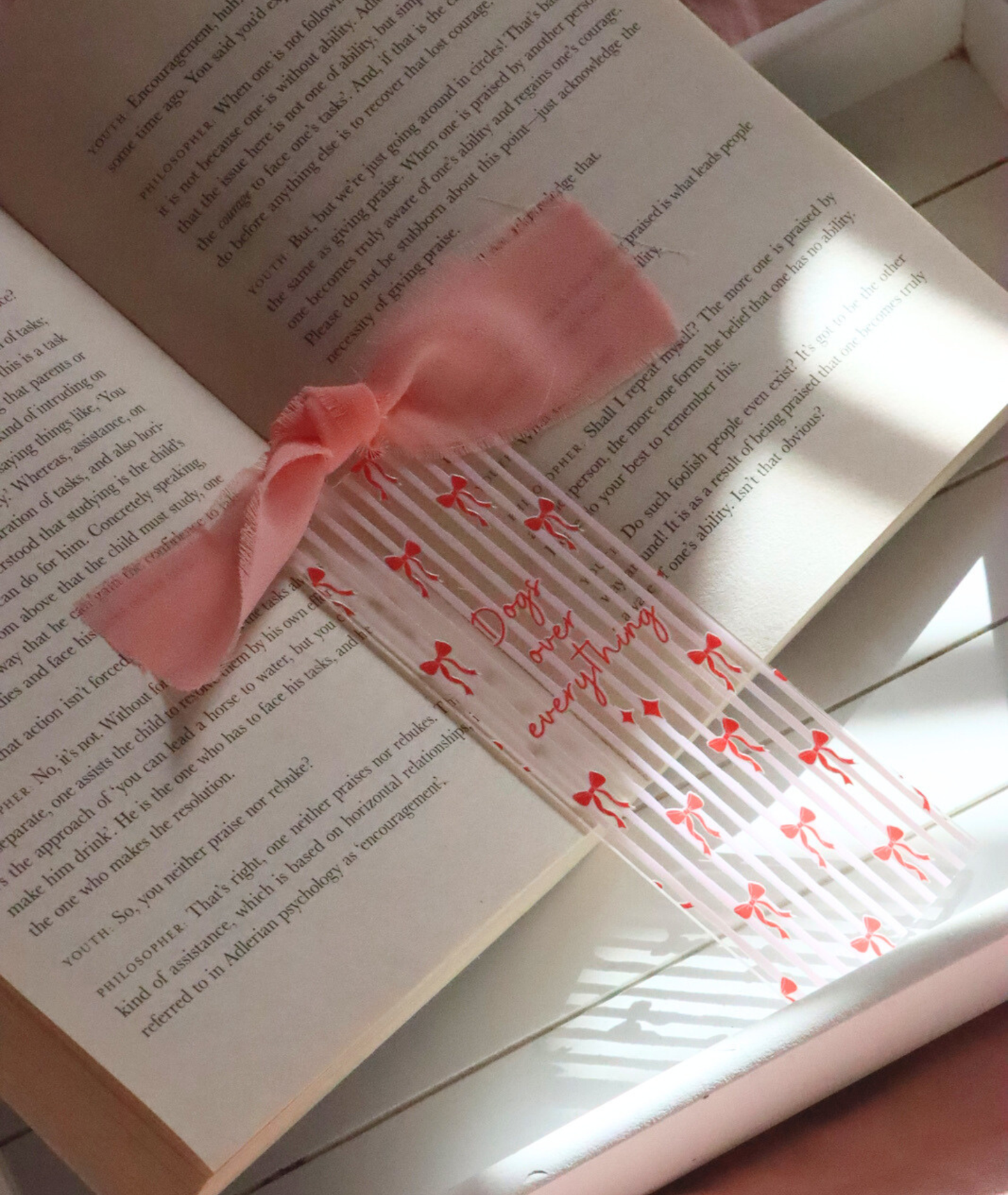 Dogs Over Everything Acrylic Bookmark