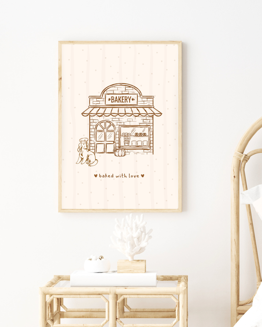 Baked with Love Cocker Spaniel Print