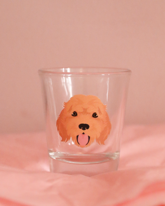 Cockapoo Shot Glass