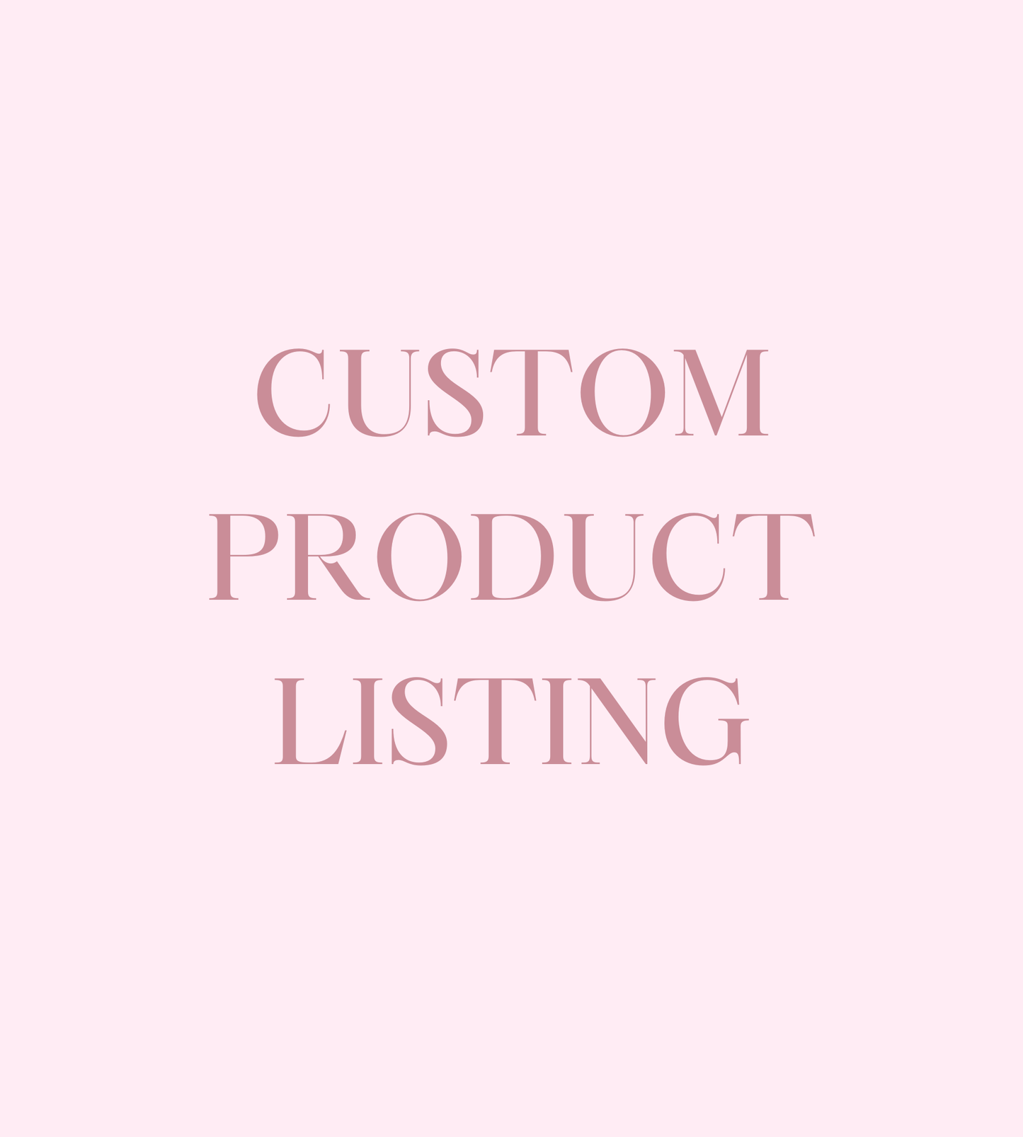 Custom Product