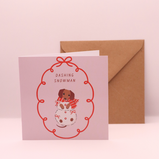 Dashing Snowman